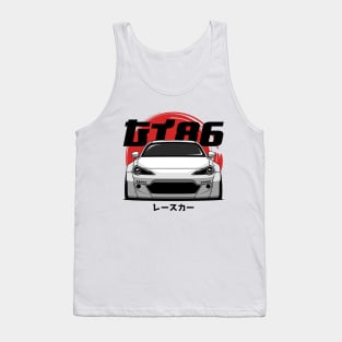 White GT 86 Front Tank Top